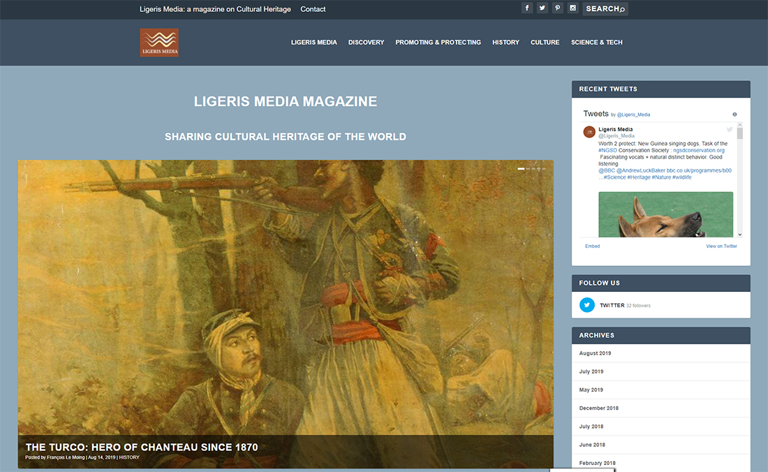 Ligeris Media Magazine front page illustration
